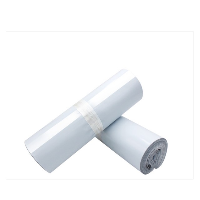 Túi gói hàng niêm phong 38x52 màu Trắng Vip Winwin4vic, đóng hàng niêm phong có sẵn keo dán_Cuộn 100 túi free in logo