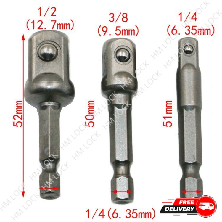 ĐẦU CHUYỂN TUÝP TỪ BẮN VÍT SANG BU LÔNG HIỆU TOP - HÀNG CHÍNH HÃNG - THÉP CR-V SIÊU CỨNG, KHÔNG GỈ CAO CẤP