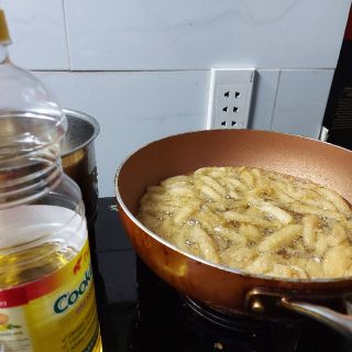 Sườn non chay chiên giòn.