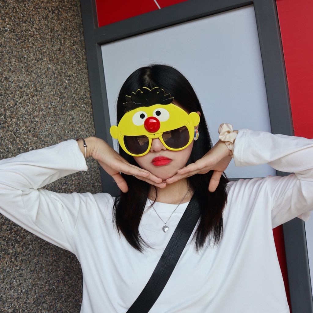 Mắt Kính Hóa Trang Nhân Vật Hoạt Hình Sesame Street 'ERNIE' Vui Nhộn Mới