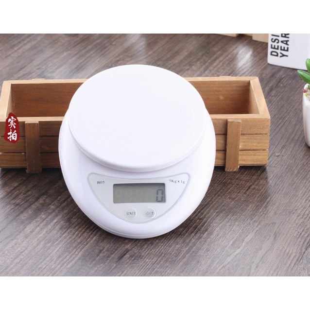 Cân Điện Tử Nhà Bếp Mini Electronic Kitchen Scale, Cân Điện Tử Tiểu Ly 5Kg Tiện Lợi