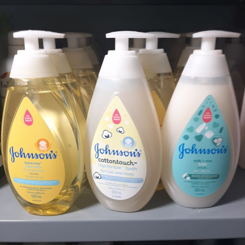 Sữa tắm  và tắm gội toàn thân mềm mịn Johnson's baby -500ml