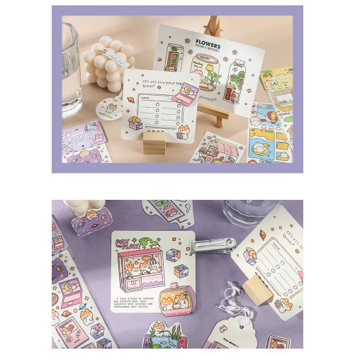 Miếng Dán Washi Sticker DIY Trang Trí Cực Dễ Thương