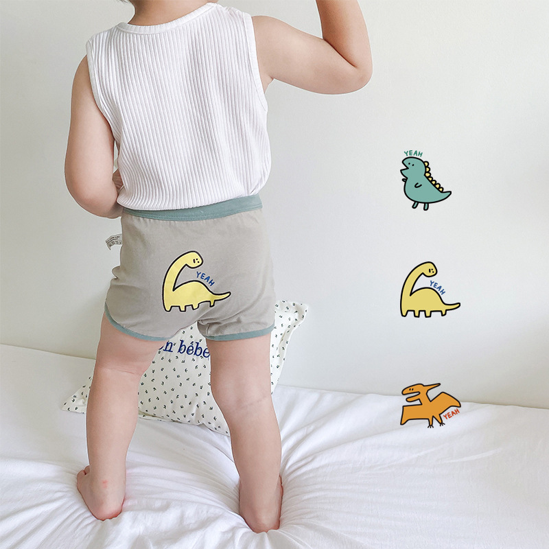 Bộ 3 Quần Lót Boxer Cotton Mềm Mại Cho Bé 2-8 Tuổi