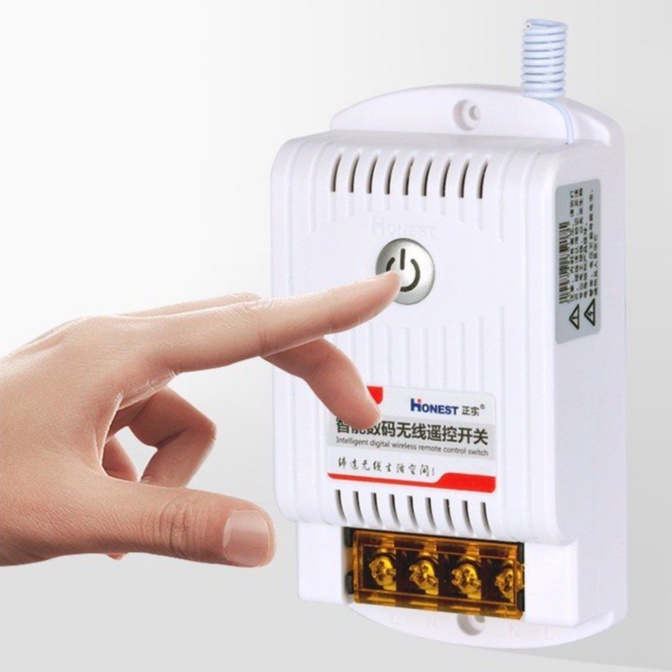 Công tắc điều khiển từ xa Honest HT-9220KG,(công suất lớn 220v 30A 1000m dùng cho máy bơm, moto điện.