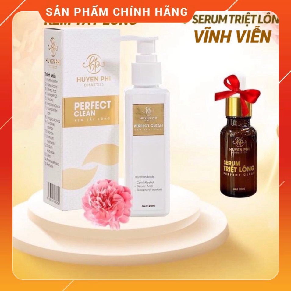 KEM TẨY LÔNG và SERUM TRIỆT LÔNG HUYỀN PHI