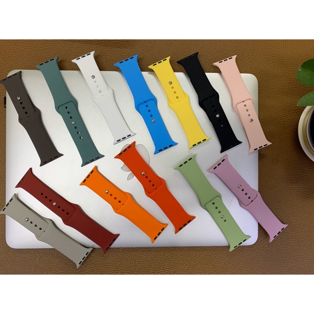 Dây Sport Cao Su cho Apple Watch đủ màu Zacoto vnd3