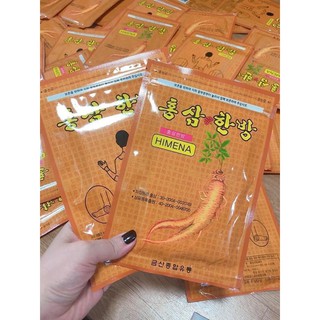 combo 2 gói cao dán ( 40 miếng dán) Hồng Sâm chuẩn hàn