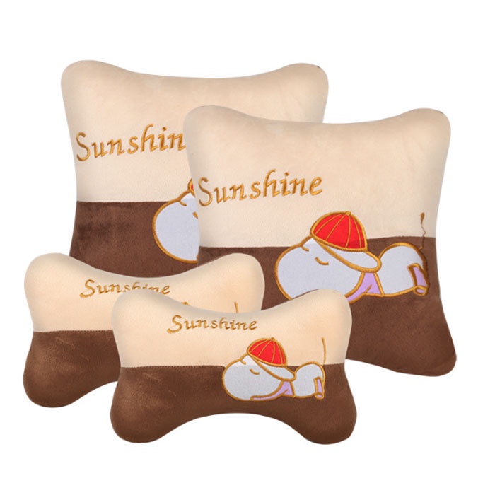 Gối tựa đầu ô tô gối tựa lưng ô tô trang trí xe hơi cao cấp hình Doraemon hoạt hình dễ thương TOO-STORE