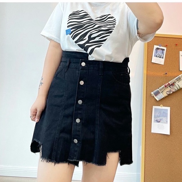 Chân váy jean BIGSIZE JVBS007 Dành cho nữ từ 40-95kg- Phù hợp đi chơi , công sở | BigBuy360 - bigbuy360.vn