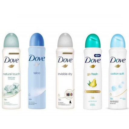 Xịt Khử Mùi Dove Go Fresh 48h 150ml