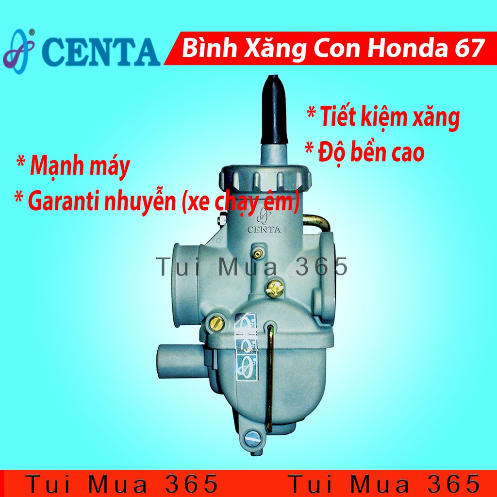 Bình Xăng Con Tiết Kiệm Xăng SS67 Kiểu Zin Honda 67cc