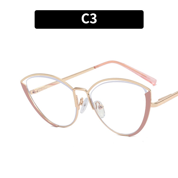 Mắt Kính Gọng Kim Loại Chống Ánh Sáng Xanh Thời Trang Cho Nữ  2022