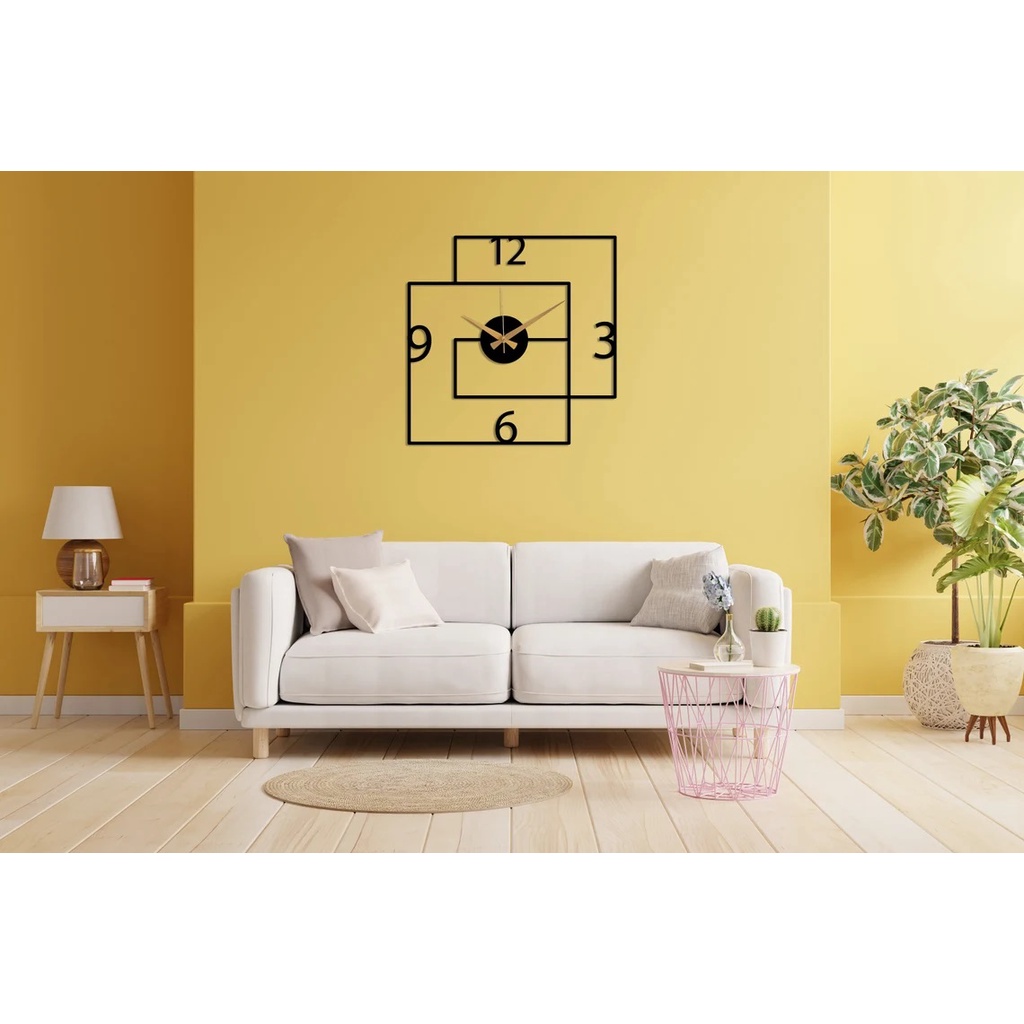 Đồng hồ treo tường Thegioipuzzle bằng kim loại bền đẹp DH004