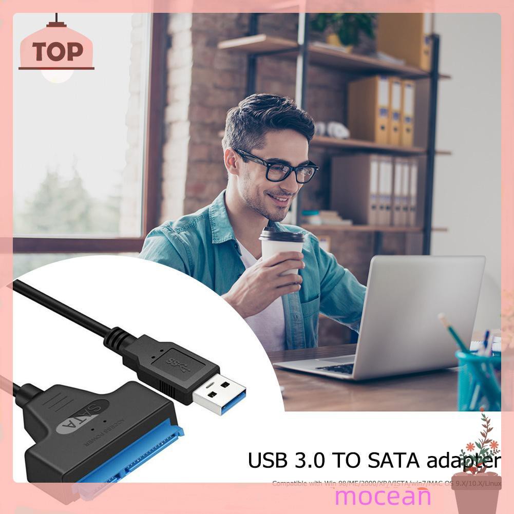 Cáp Chuyển Đổi Usb 3.0 Sang Sata Cho Ổ Cứng Ssd Hdd 2.5 Inch