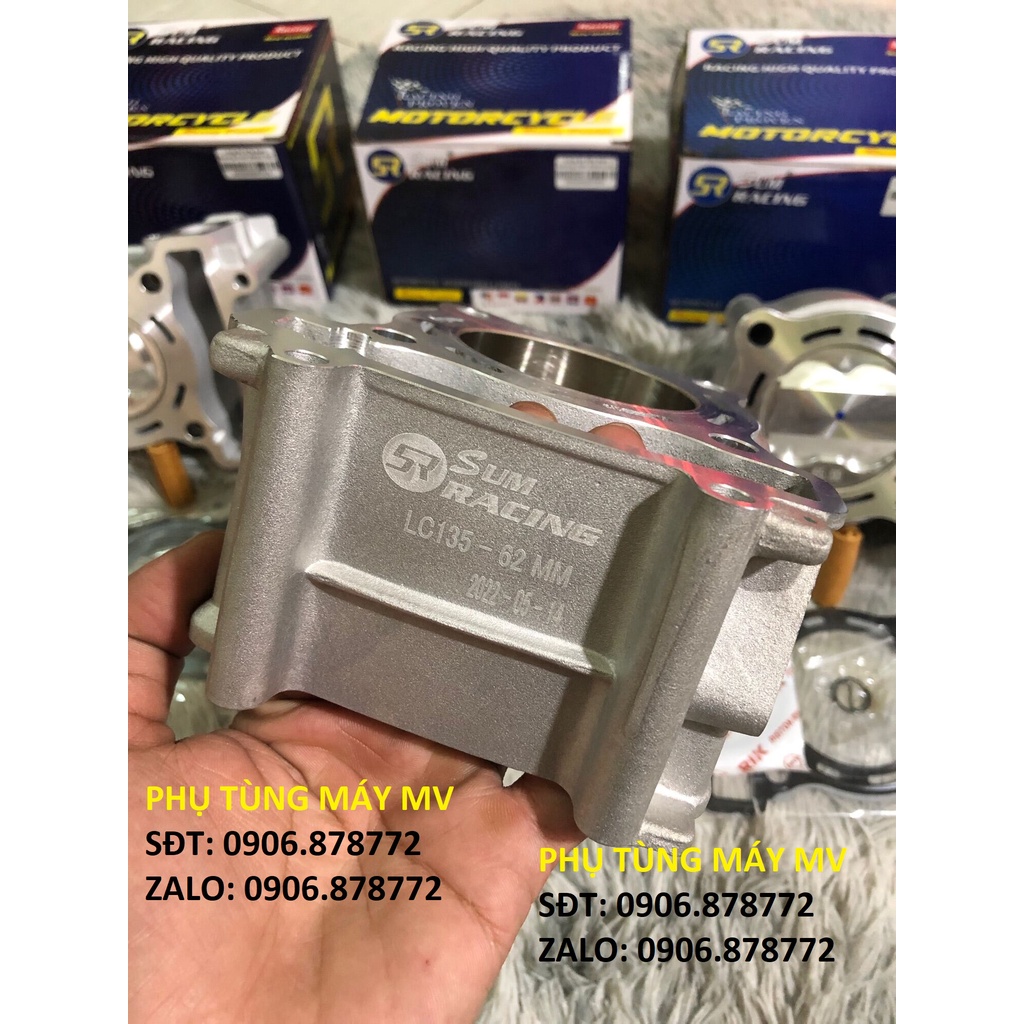 Lòng SUM RACING size 57.62.65.68.72mm cho xe EX135/150. Yêu Thích ❤️❤️❤️