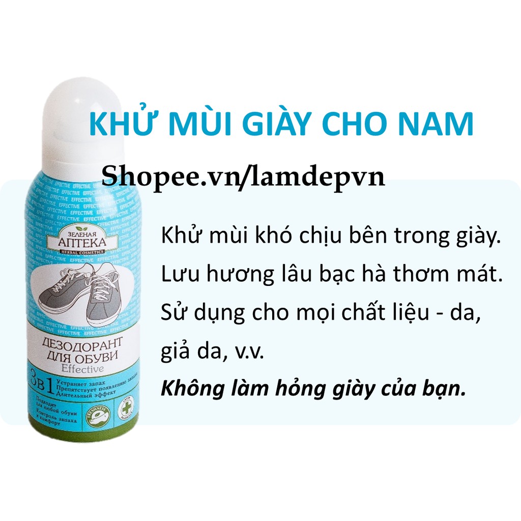 Xịt Khử Mùi Hôi Chân Hôi Giày Apteka