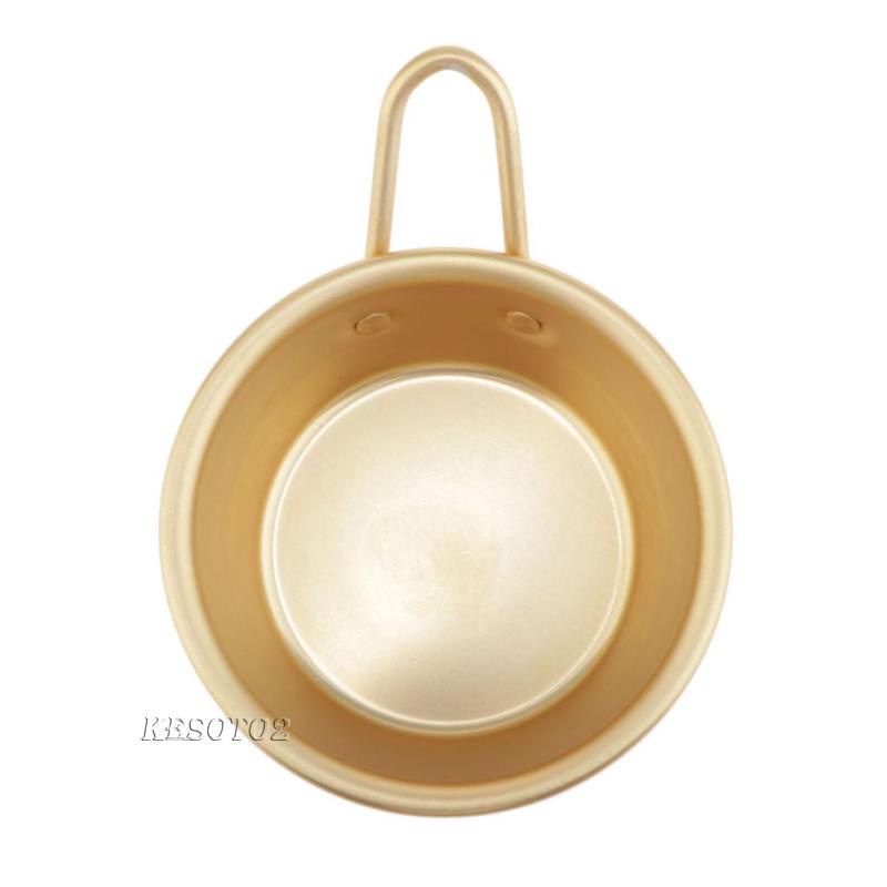 Set 2 Bát Ăn Cơm / Súp Bằng Nhôm Có Tay Cầm Phong Cách Truyền Thống Hàn Quốc