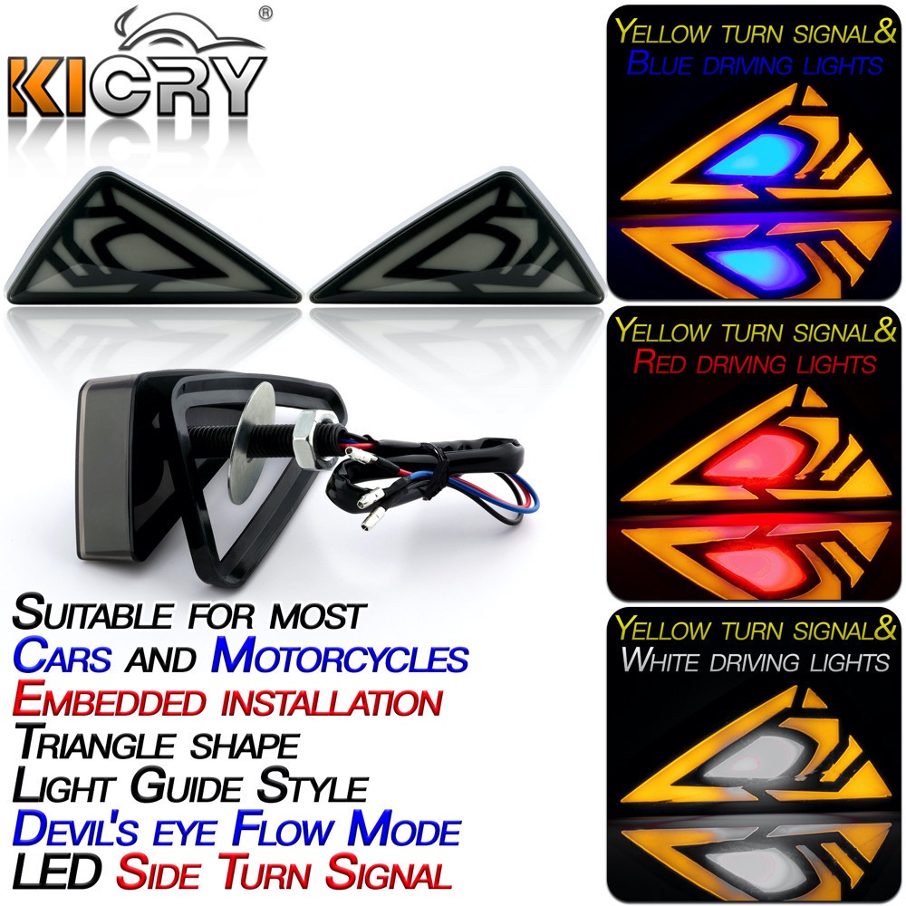 Kicry Đèn led Xi Nhan Chuyên Dụng Cho honda yamaha rs150 rs-150 rr150 fz150 zx fz v1-v2 r25 mt25 rsx