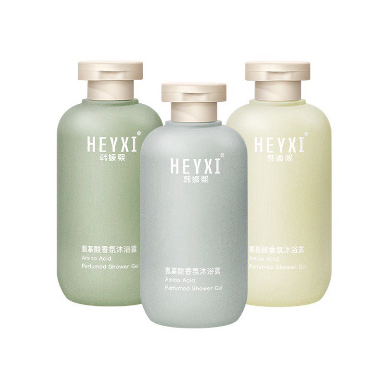 Sữa tắm nước hoa thư giãn dành cho da mụn da khô tạo bọt sạch sâu HEYXI MOCCO 300ml