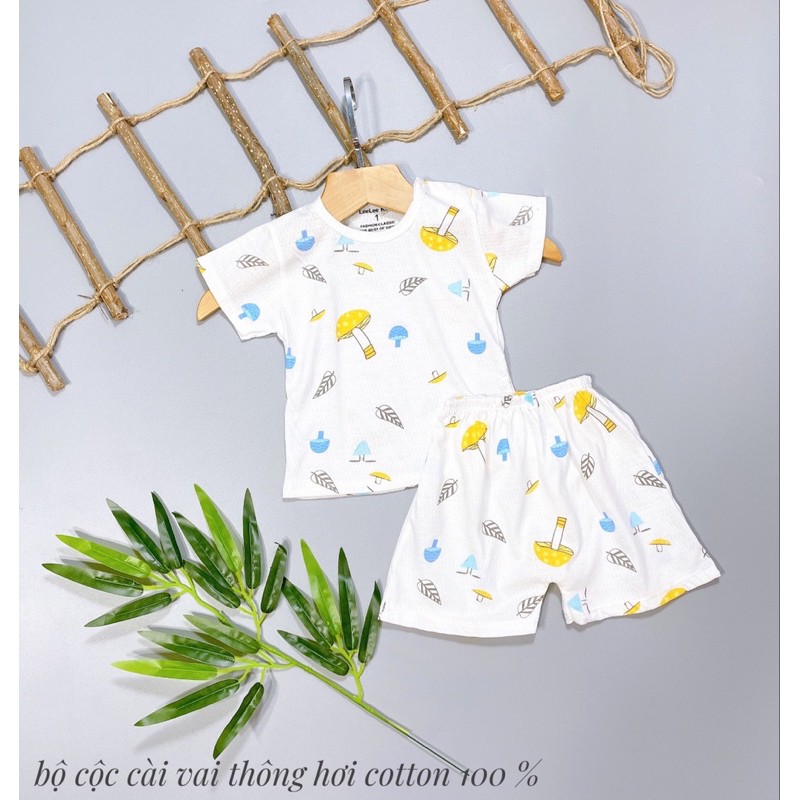 !!SALE!! Bộ cộc Lee Lee Kid thông hơi hoạ tiết siêu đẹp