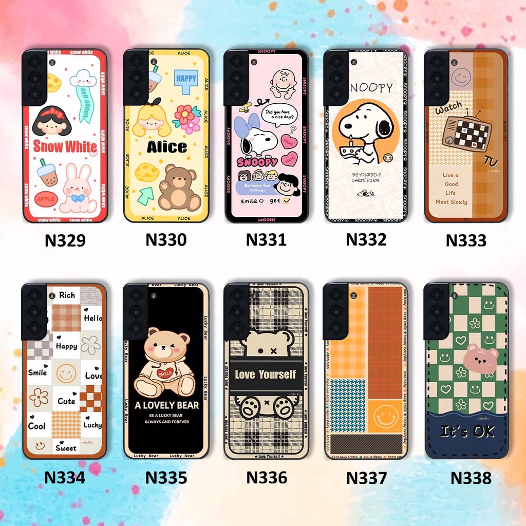 Ốp Samsung S21 / S21 Fe bộ hình dẫ thương cute . Vỏ lưng SS giá rẻ