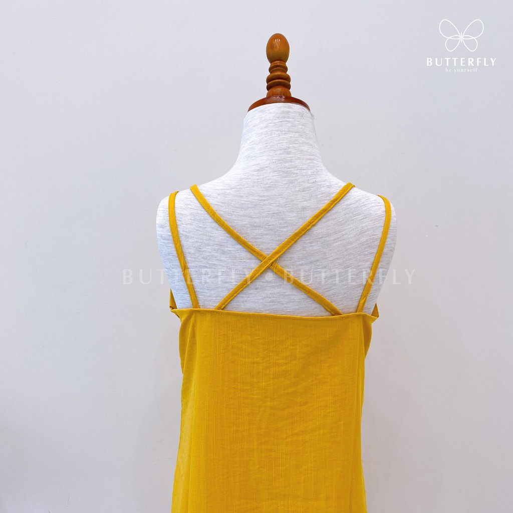 [Mã WAMT1505 giảm 10K đơn 0K] Váy đầm nữ đẹp dây đan lưng BUTTERFLY, maxi đũi dáng suông | BigBuy360 - bigbuy360.vn