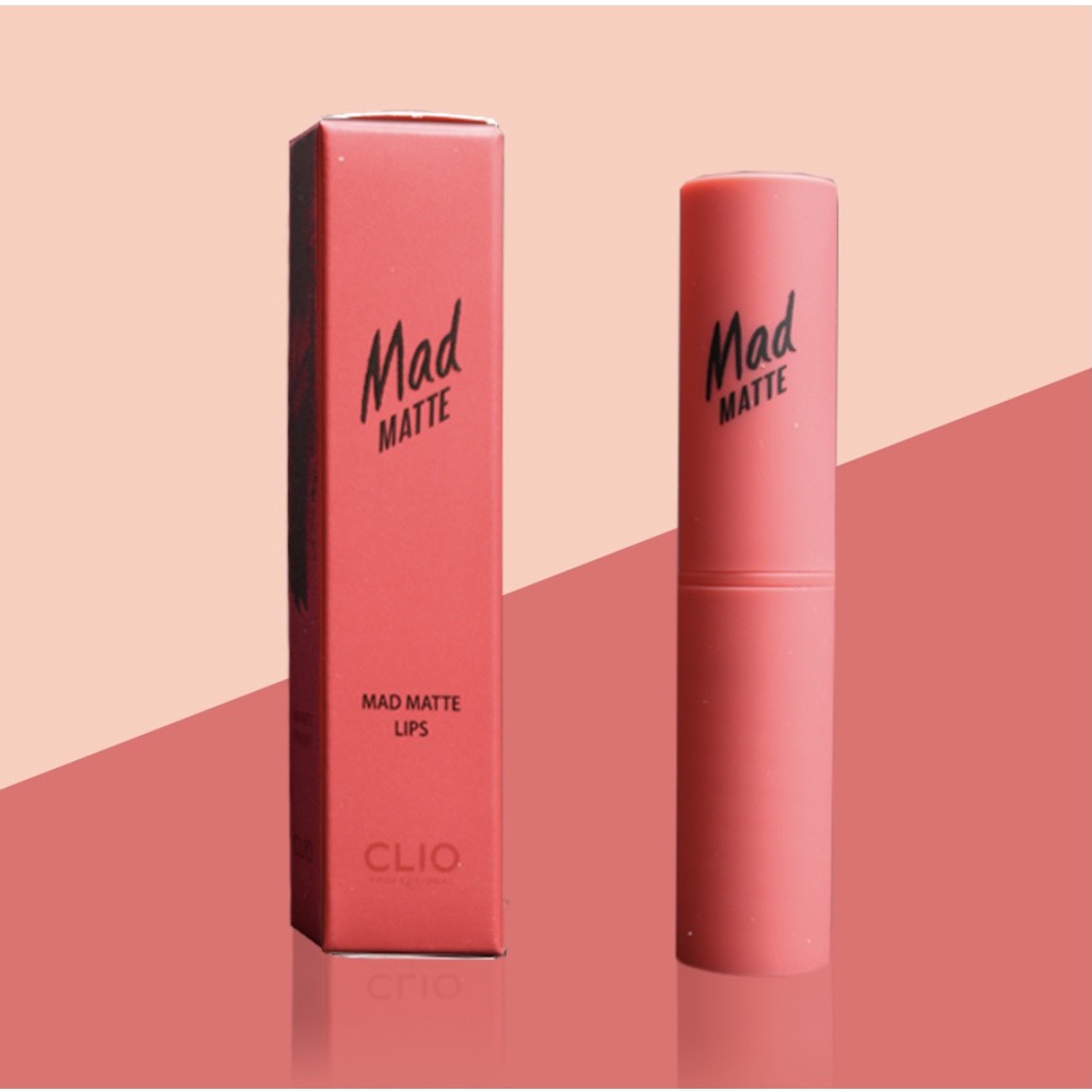 [ Hàng mới về ] Son thỏi lì Clio Mad Matte Lips chính hãng