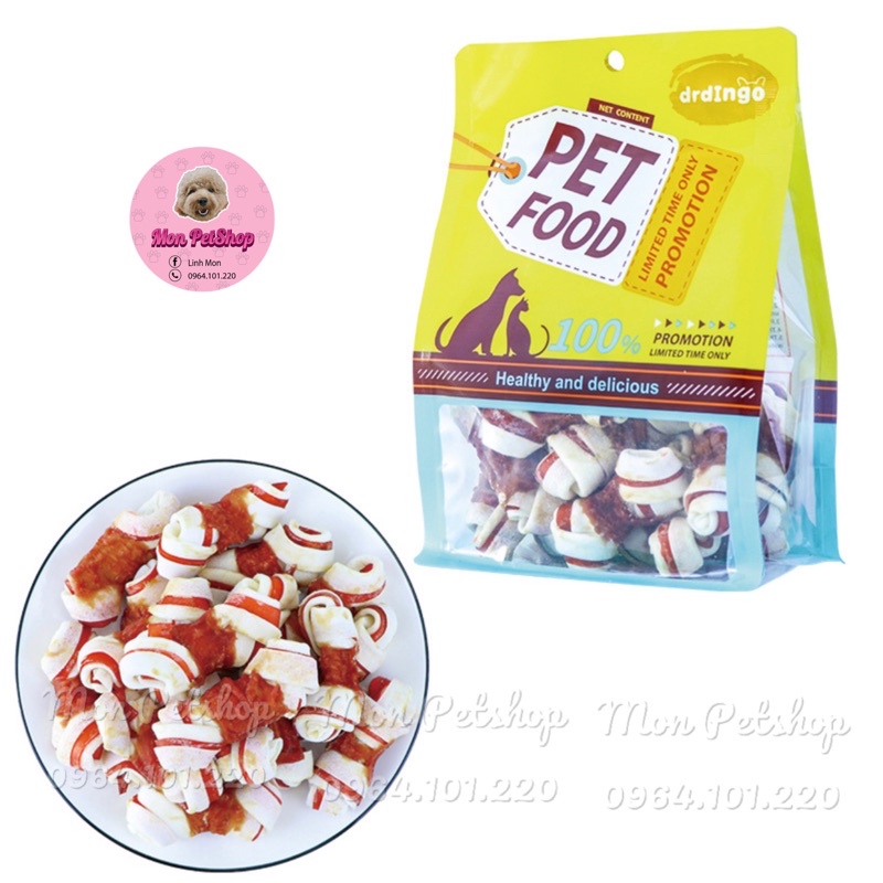 Treat Gà bọc xương da bò cho thú cưng