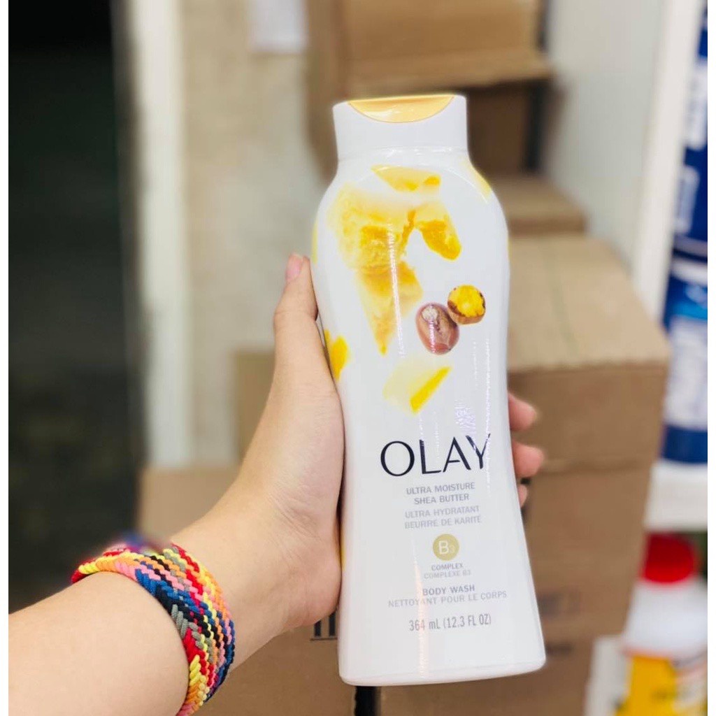 Sữa Tắm Dưỡng Thề OLAY Vàng 700ml✨ Bơ hạt Mỡ + vitamin B3