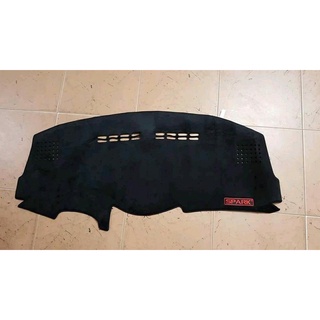 Thảm taplo nhung hoặc da cacbon matis 2,chevrolet spark 2008 - 2018