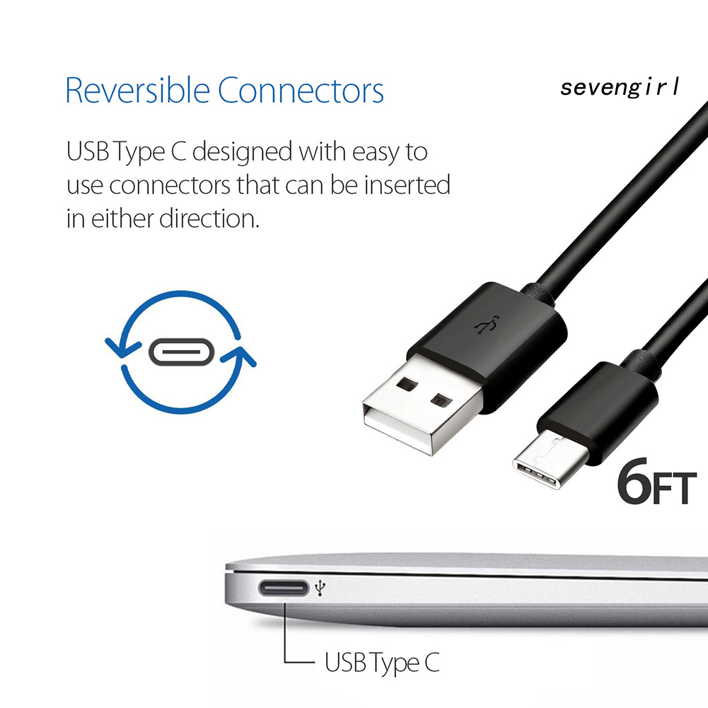 Dây Cáp Sạc Và Truyền Dữ Liệu 2m Usb Type-C Cho Huawei Samsung Galaxy Htc