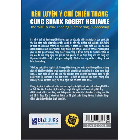 Cuốn sách America Shark Tank: Rèn Luyện Ý Chí Chiến Thắng Cùng Shark Robert Herjavec