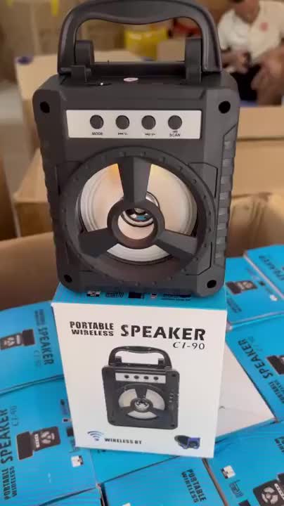 Loa bluetooth CL90 cầm tay nhỏ gọn âm thanh siêu hay đèn led nhấp nháy Hỗ trợ cắm thẻ nhớ, USB -(Bảo Hành 2 Năm) | BigBuy360 - bigbuy360.vn