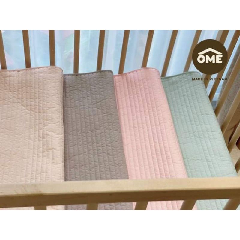 Lót Chống Thấm Ôme Bảo Vệ Đệm Mặt Cotton Chống Nóng Cho Bé Ôme