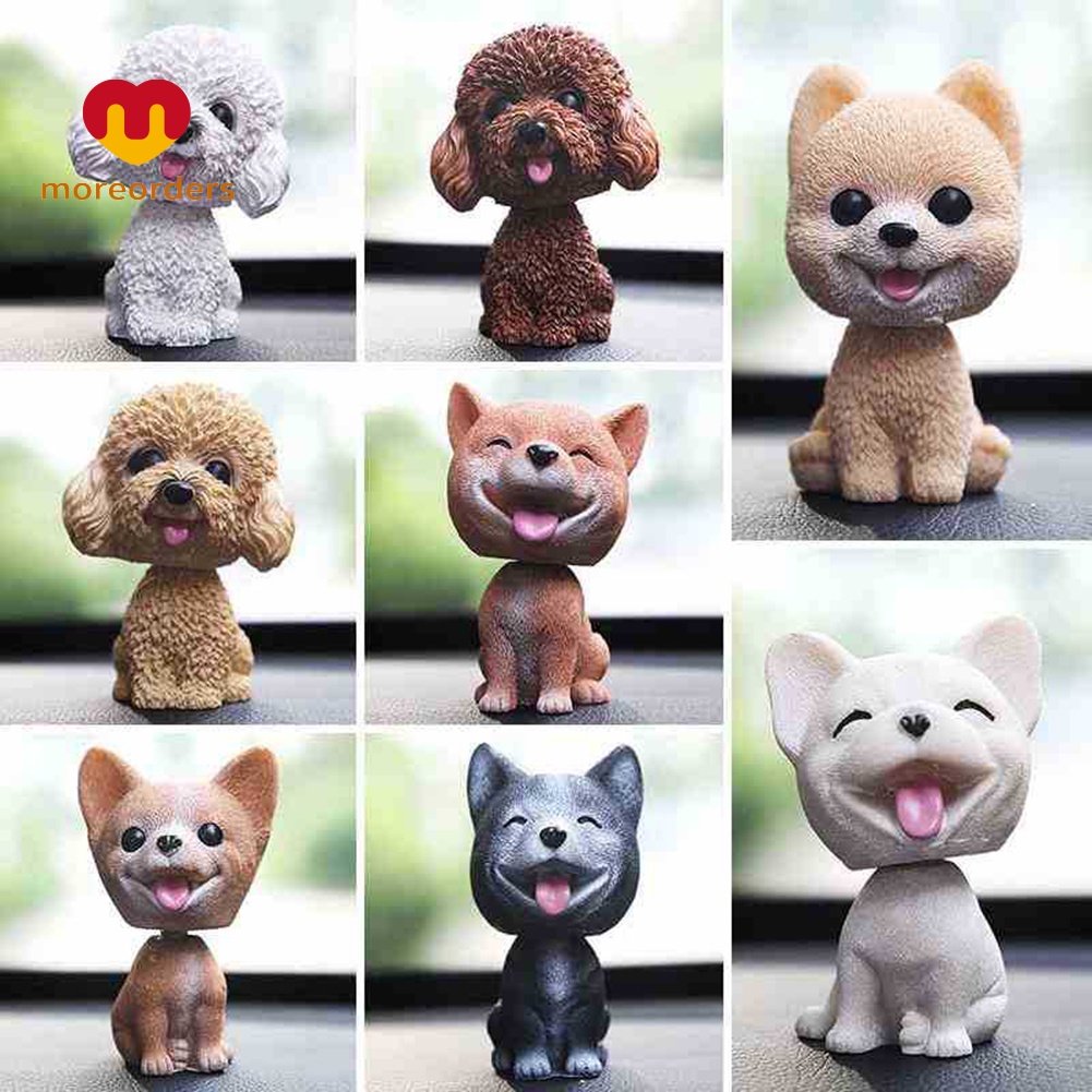 Đồ trang trí chú chó lắc đầu đáng yêu trang trí nội thất xe hơi