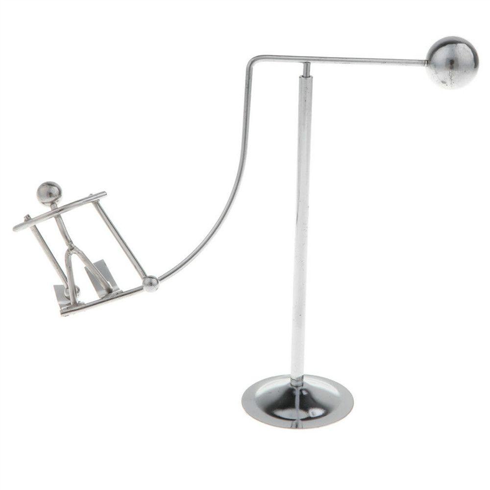 LAKAMIER Đồ Chơi Lật Đật Bằng Kim Loại Trang Trí Bàn