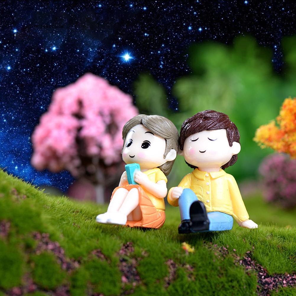 Set mô hình cặp đôi trai gái bằng nhựa PVC dùng trang trí