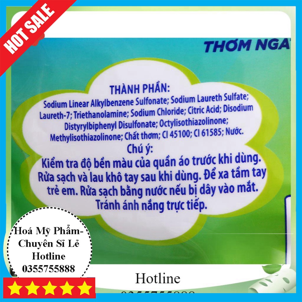 Hoả Tốc Nước giặt Surf hương cỏ hoa kỳ diệu túi 3.5 lít