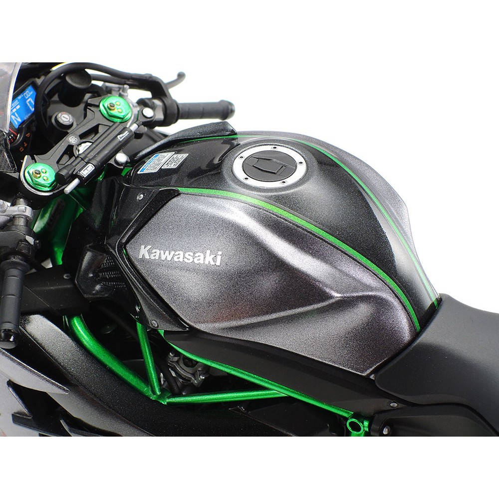 14136 Mô hình xe mô tô 1/12 SCALE Kawasaki Ninja H2 CARBON  - GDC