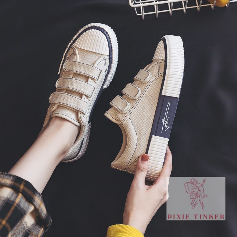 Giày Vải Canvas Nhập Khẩu Mới Nhất Thoải Mái Cho Nữ