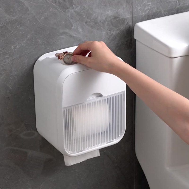 Giá Đỡ Cuộn Giấy Vệ Sinh Kèm Kệ Đựng Điện Thoại Tiện Dụng Cho Phòng Tắm