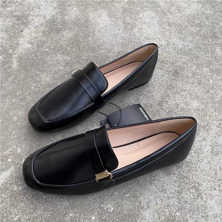 Giày lười, giày bệt nữ xuất anh phong cách retro cổ điển dễ đi
