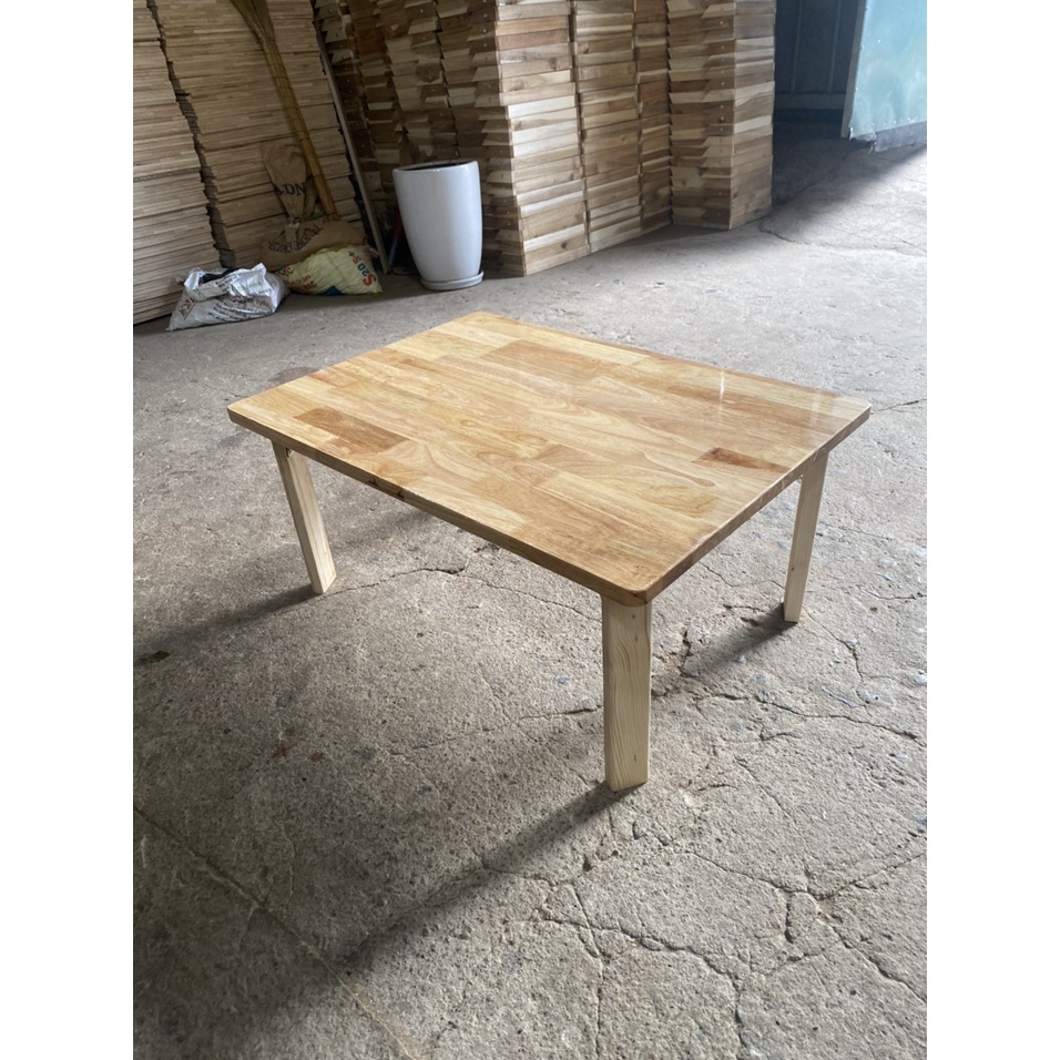 Bàn gỗ chân gấp gọn chân bánh mỳ nhiều size 50x70x30 Havaco store