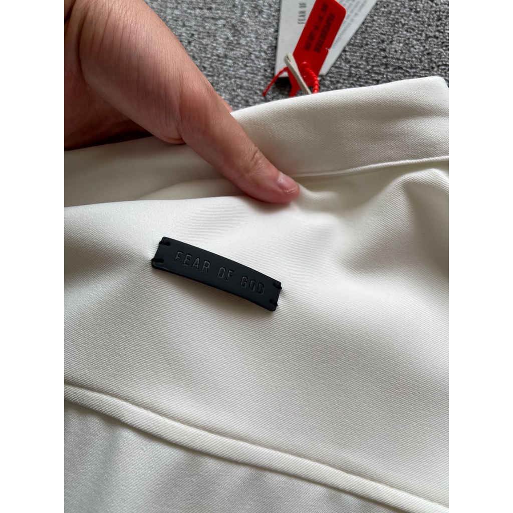 ⚡️ - Áo Sơ Mi FOG Fear Of God Seventh Collection Easy Collared Shirt White, Áo sơ mi trắng oversize FOG