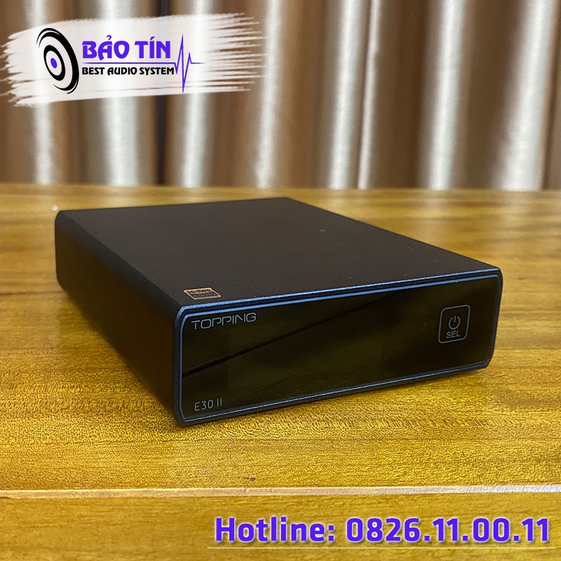 DAC Topping E30II - Dùng 2 chip AK4493S, 32Bit/768Khz/DSD512 Tặng dây quang Liton Mỹ và Nguồn
