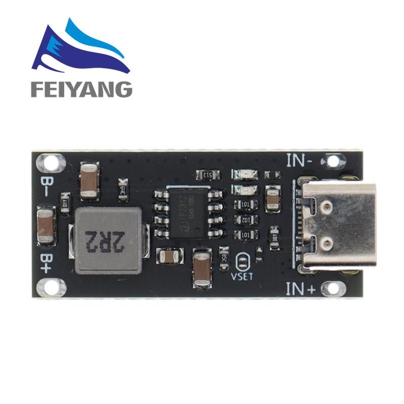 Bảng Sạc Pin Lithium Đầu Cắm USB Loại C 3A IP2312 CC/CV 5V Sang 4.2V Chất Lượng Cao