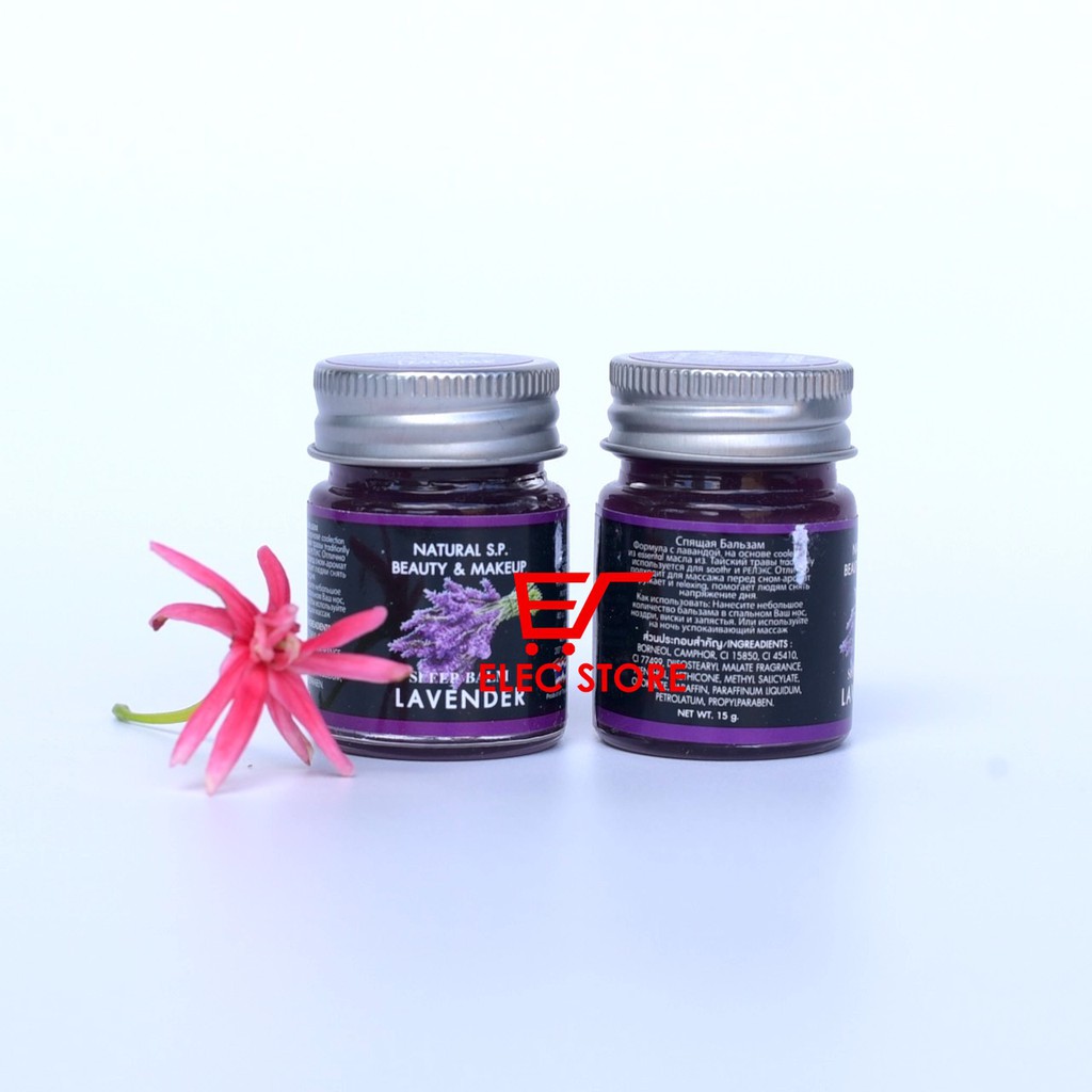 Dầu cù là giúp ngủ ngon Lavender SLEEP BALM Natural Thái Lan hũ 15g
