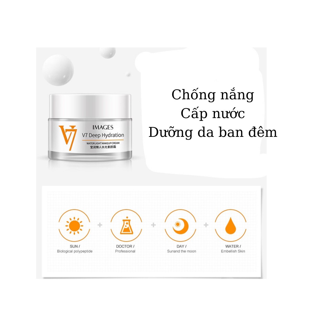 Kem dưỡng ẩm dưỡng trắng da cấp ẩm nước ngày đêm V7 IMAGES nội địa Trung | BigBuy360 - bigbuy360.vn