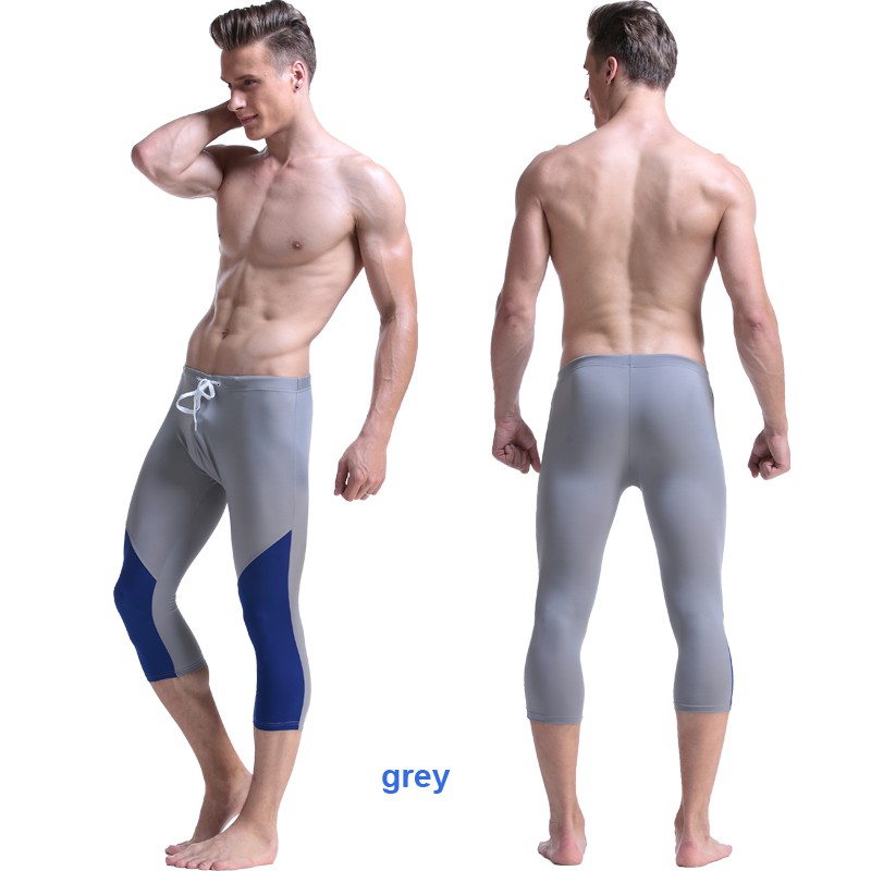 Quần bơi dài 3/4 dáng ôm nhiều màu cho nam | BigBuy360 - bigbuy360.vn